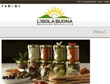 Tablet Screenshot of lisolabuona.co.uk